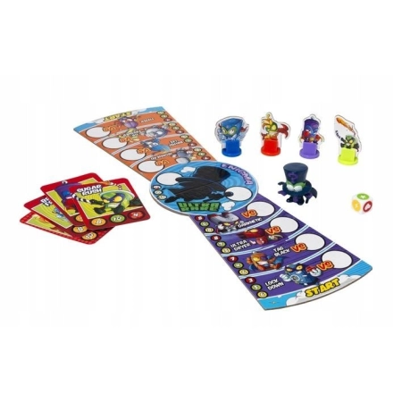 Super Zings Gra Planszowa Bitewna + figurka Enigma